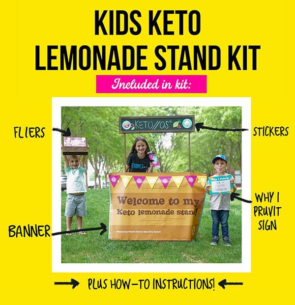 Kids Keto Lemonade Stand Kit